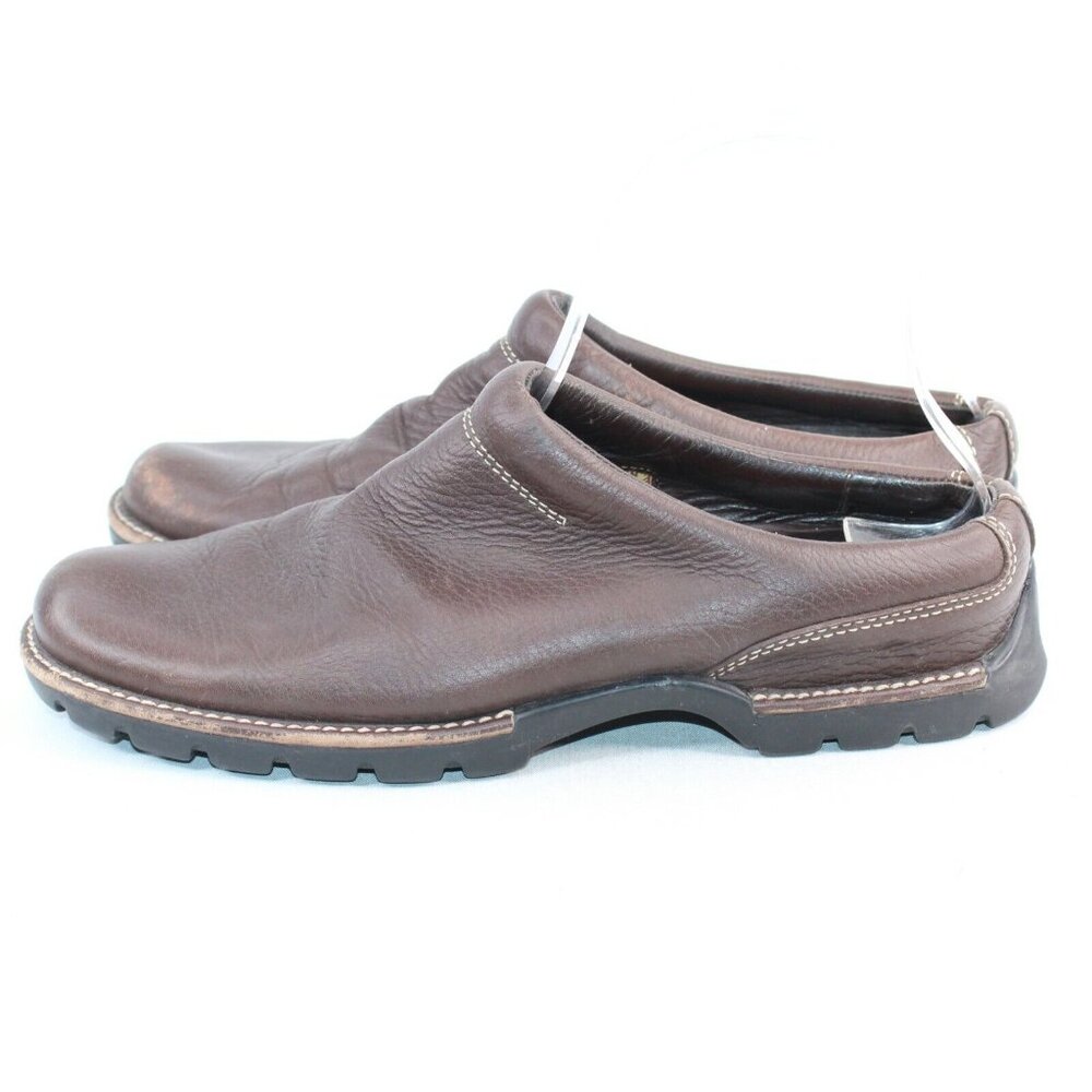 Cole Haan Country Womens Sz 8 B Brown Leather Mules Slide On Shoes Style D13392 - Picture 7 of 9
